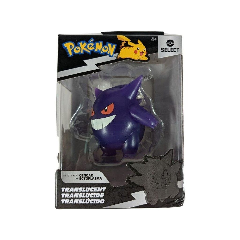 Jazwares Pokémon Select Gengar traslucido 7 cm Immagine del prodotto 