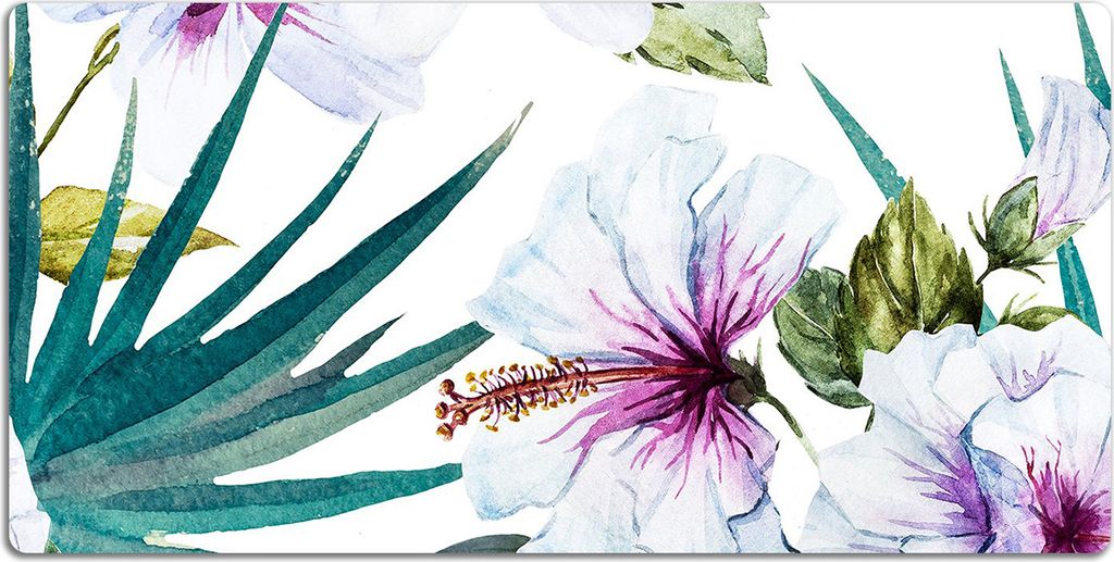Schreibtischmatte Tischunterlage 100x50 cm Mauspad - Tropische Natur.