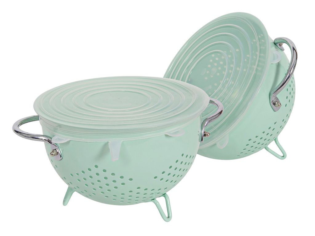 6er Set Universal Silikondeckel rund - 6,5 cm bis 20,5 cm - Produktbild 3