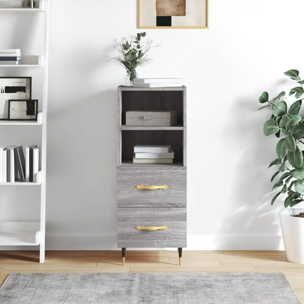 Mobile Credenza Grigio Sonoma Maison Exclusive - Design 34,5x34x90 cm