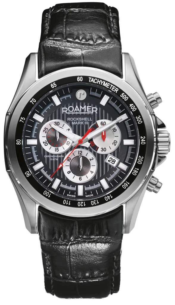 Montre Homme Anti-Rayure Solide et Précise Roamer Rockshell