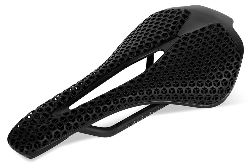 3D-gedruckter Fahrradsattel aus Vollcarbon, 250x143mm Cloud Comfort Sattel mit nanoporöser Wabenstruktur, ergonomischer Sattel für Herren und Dam...