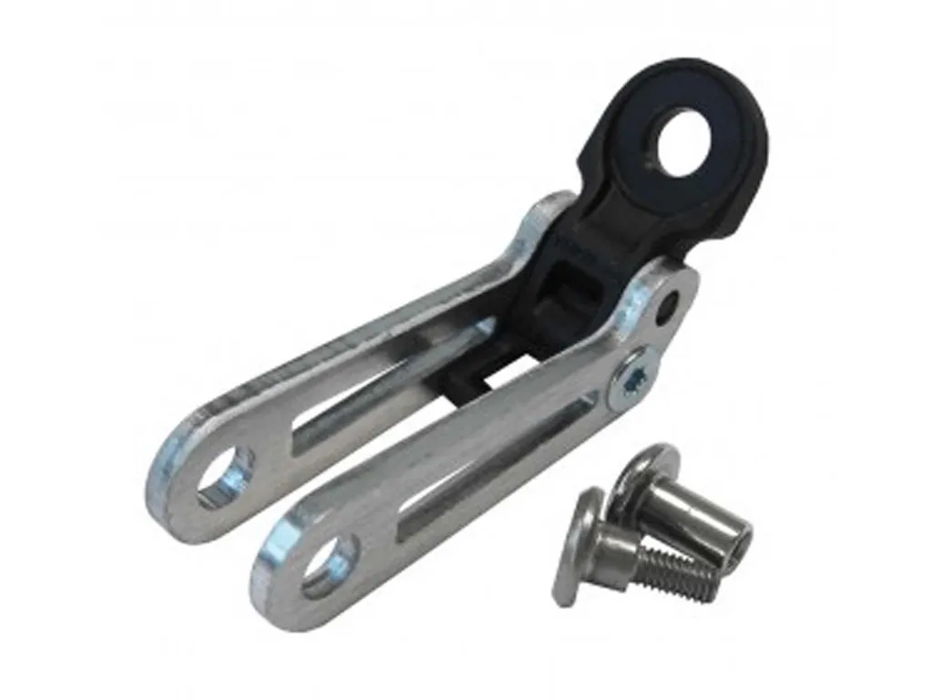 Support Phare Anti-Vibrations Busch & Müller 464HAPB Alu Argent Fourche