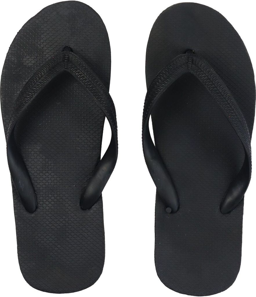 Bade - Sandalen schwarz - Badelatschen - Slipper Thailand - Zehentrenner EU43 - UK9 - TH11,5 - 28,5cm