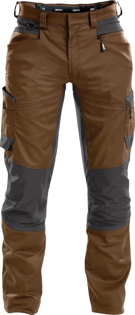 DASSY Helix Arbeitshose mit Stretch LEHMBRAUN/ANTHRAZITGRAU Gr.56 Länge: MINUS
