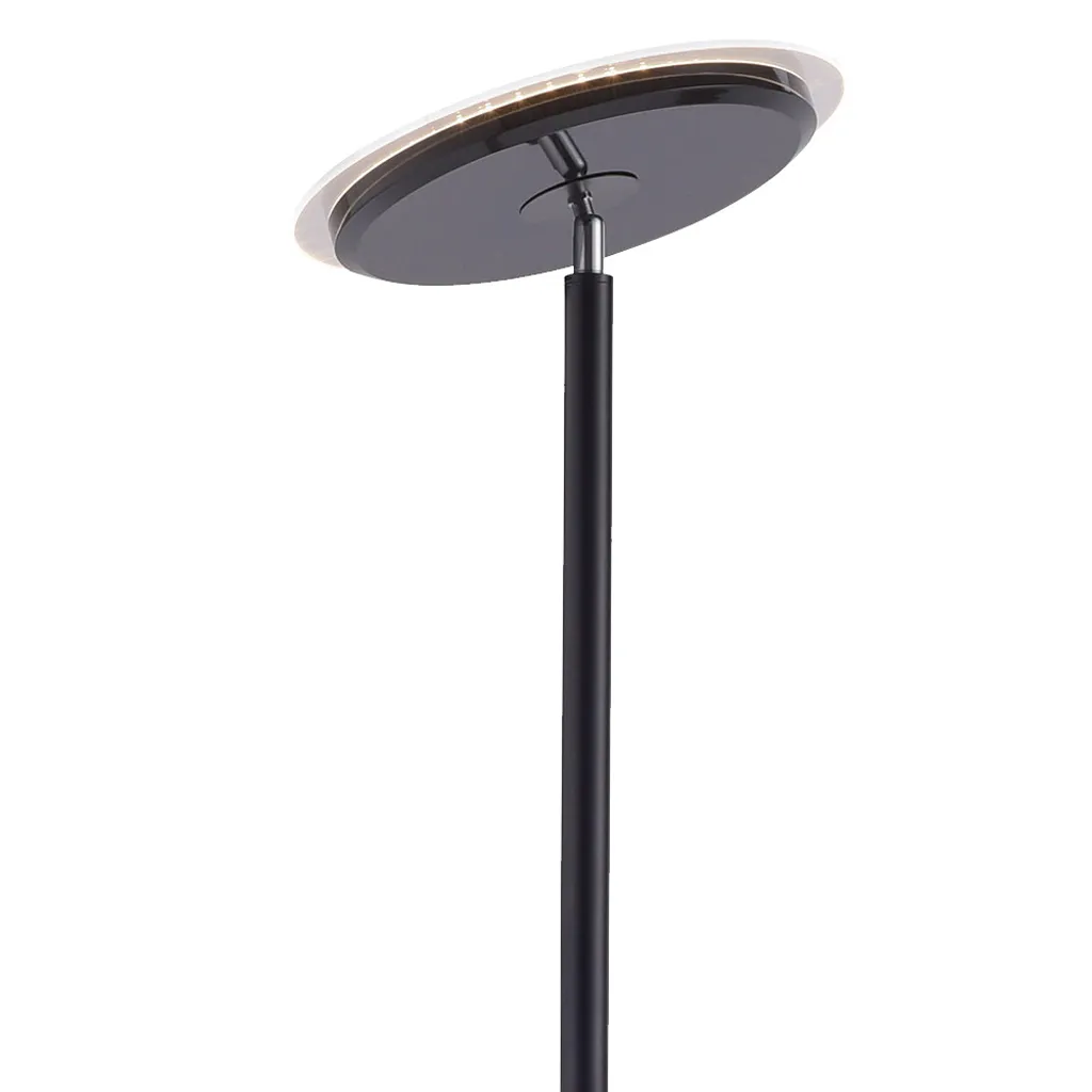 Piantana LED Hans Nera 181cm | Lampada Professionale Touch Dimmer