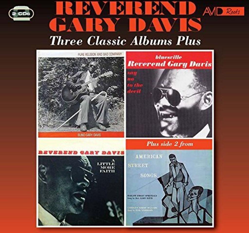 Reverend Gary Davis - Drei klassische Alben plus CD