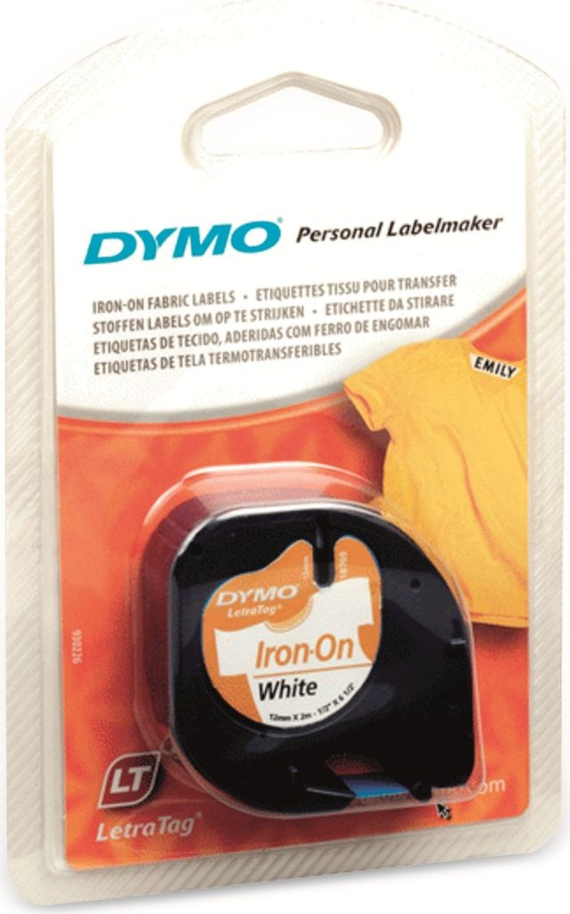 Nastro adesivo DYMO LetraTag 12 mm x 2 m bianco Immagine del prodotto 