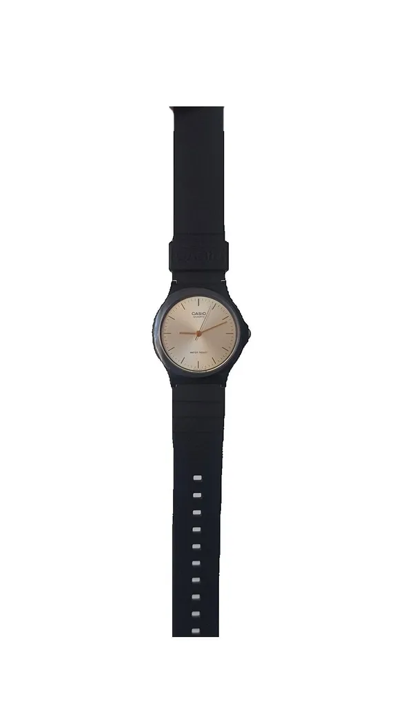Montre Casio MQ-24-9ELDF Homme - Design Classique Cadran Doré et Noir
