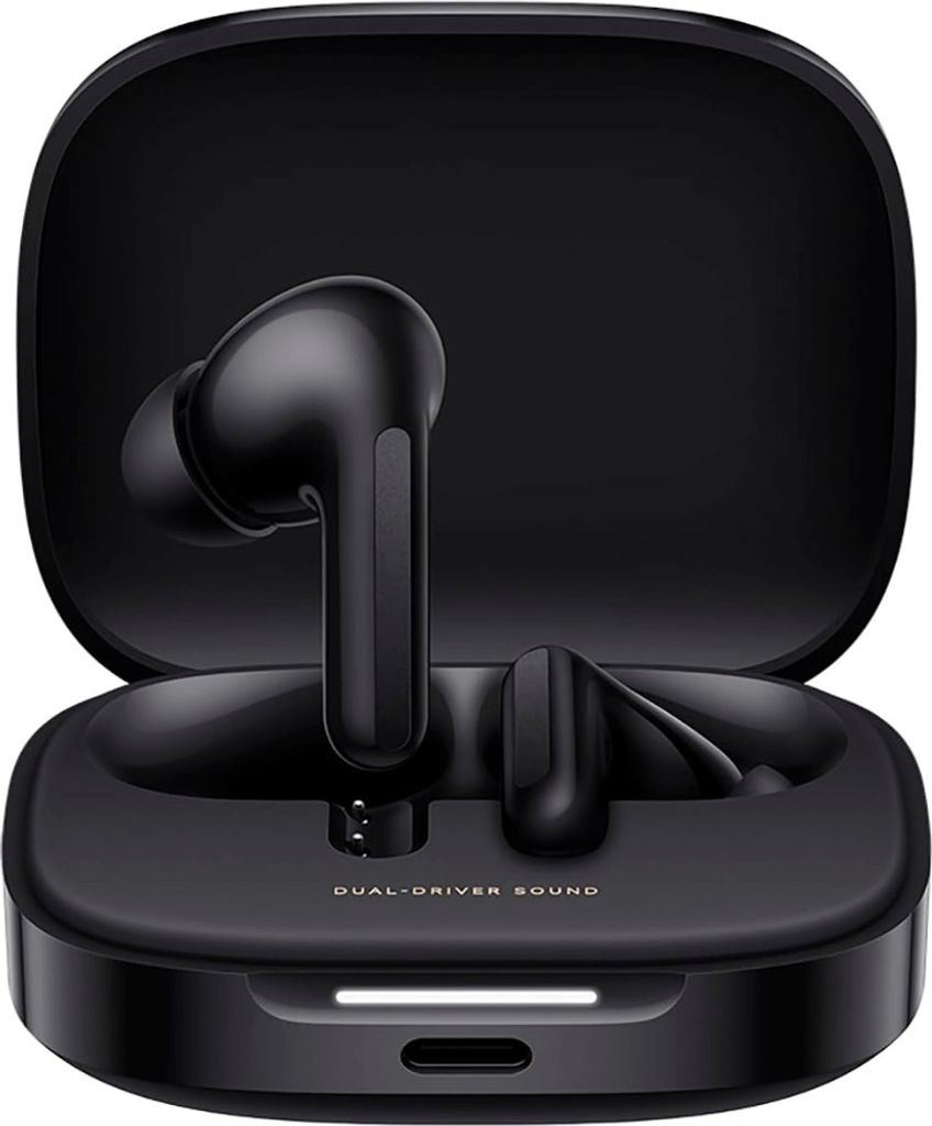 Xiaomi Redmi Buds 6 Schwarz, Kabellose Kopfhörer, Bluetooth 5.4