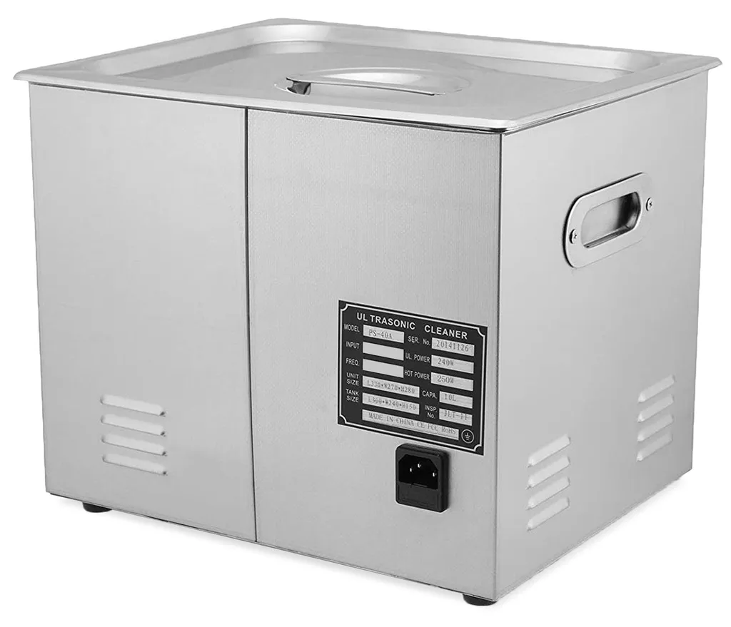 Nettoyeur ultrasons numérique 10L avec cuve inox et réglage de chauffe - 5