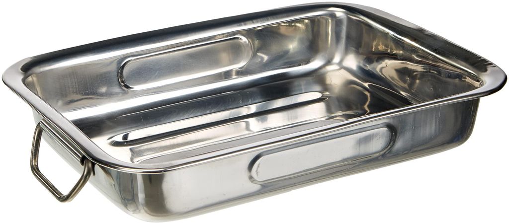 Bandeja de acero inoxidable con asas, 25 cm - Ibili Imagen del producto 