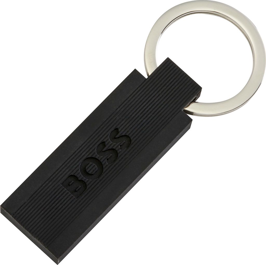 BOSS Schlüsselring Edge Iconic Black Produktbild 