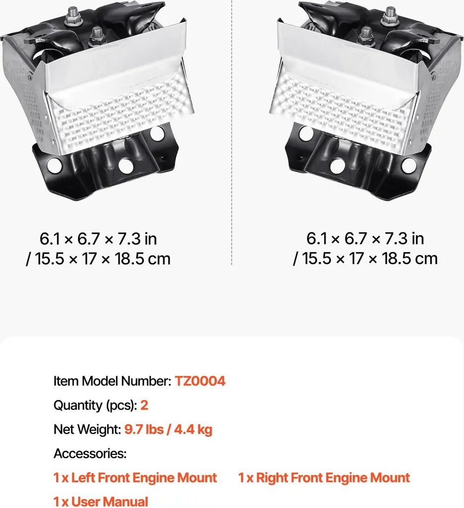Support Moteur Robuste pour V8 5.3L (2007-2013) - Kit Gauche/Droite
