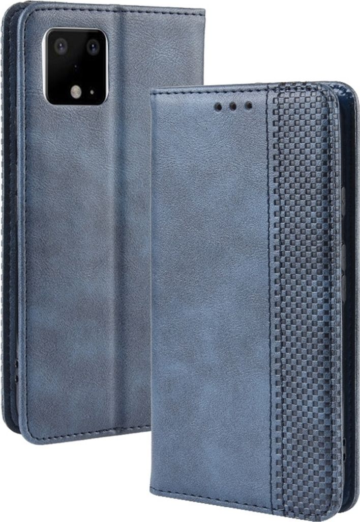 Mobigear Sensation Google Pixel 4 Hülle Klapphülle Geldbörse - Blau