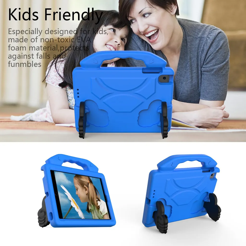 Cover Antiurto iPad mini 1-5 Bambini - Schiuma EVA Leggera con Supporto - 2
