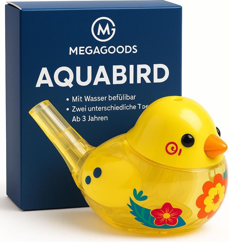 Wasservogel Pfeife Kinder Babyspielzeug mit Wasser befüllbar DE.