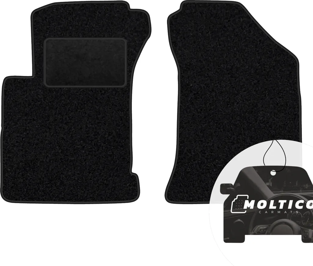 Moto-MOLTICO Tappetini Luxury Velours Neri per Kia Cerato 2004-2008