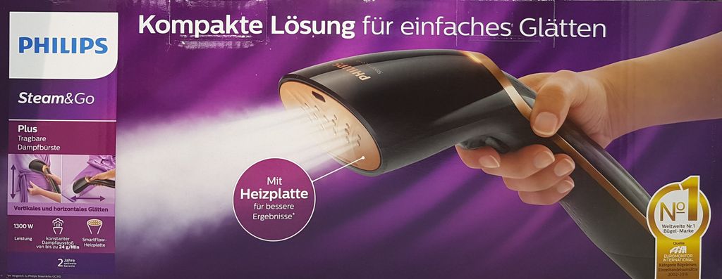 Pionowe żelazko parowe Philips Parownica ręczna GC362/80 Zdjęcie produktu 4