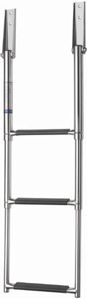 Échelle de pont 3 marches en inox VETUS 375-895mm pour bateau et quai