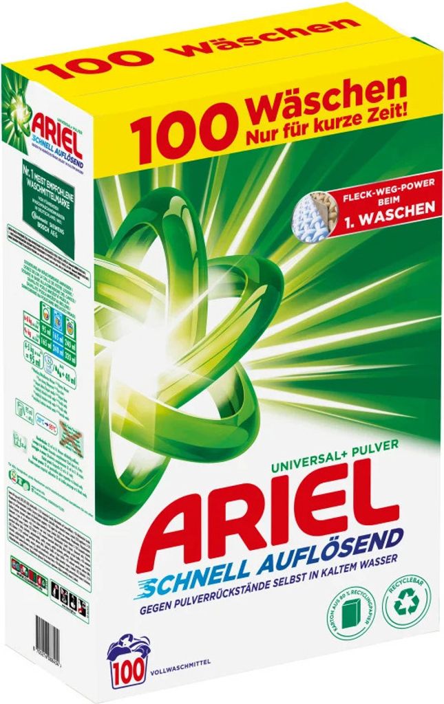 Ariel Pulver Regulär 6KG - 100WL Produktbild 