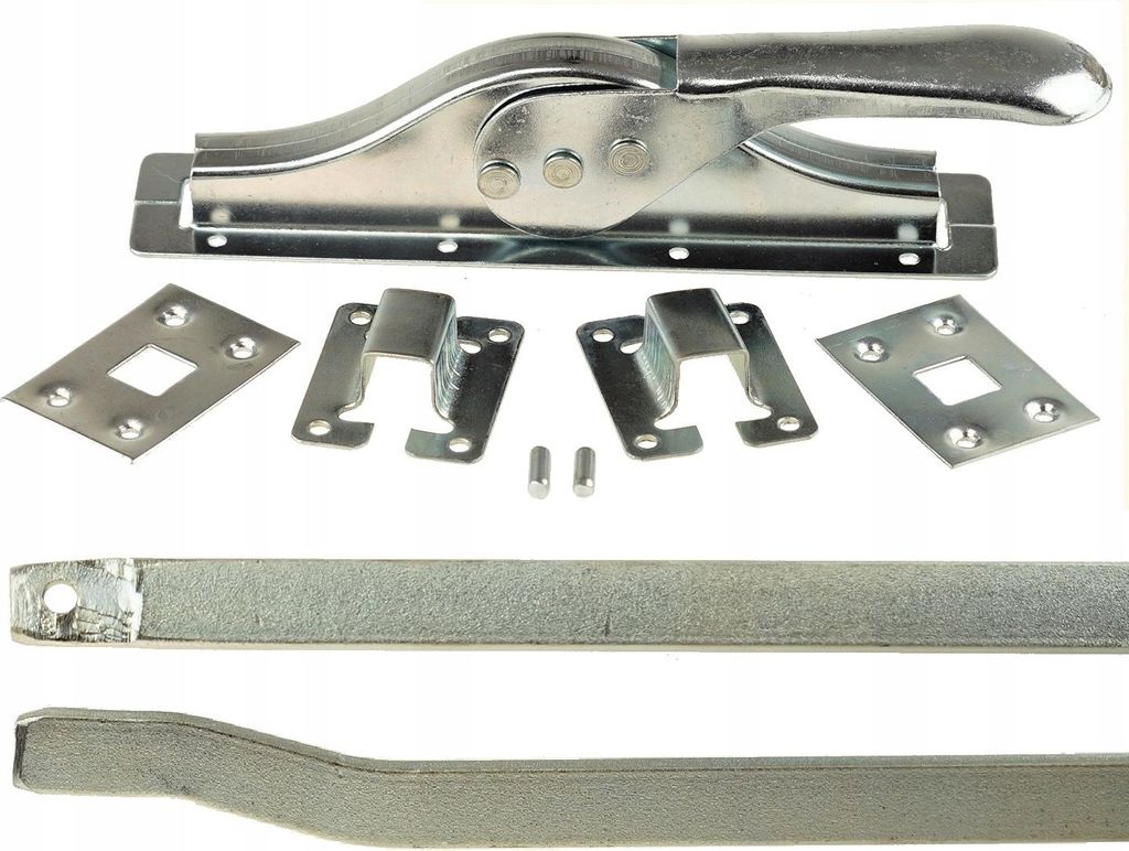 FEINZ | Garagentor Rieder- 230 cm - Silber - Wetterfest - Robuste Bauweise - Einfache Montage