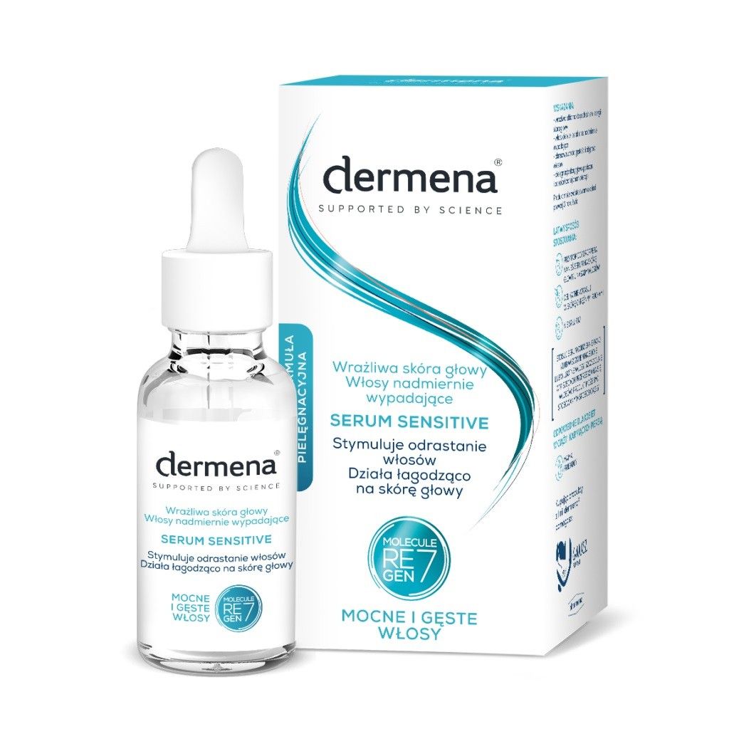 Dermena Supported By Science Sensitive Serum zur Stimulation des Haarwachstums 50ml
