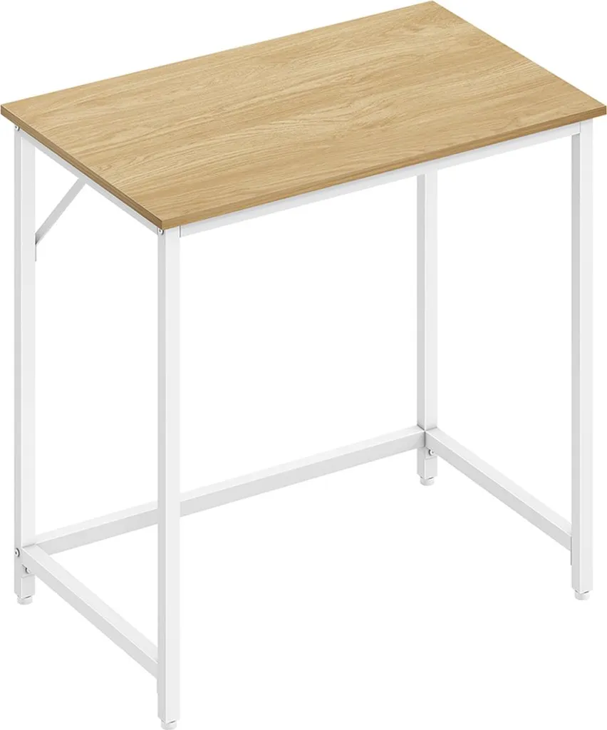 Scrittoio Moderno Metallo 50x80 cm | Arredo Ufficio Elegante Altezza 76 cm