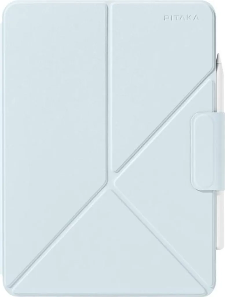 Pitaka MagEZ Folio 2 iPad Pro 11 M4 M5 - Coque Magnétique Bleu Foncé