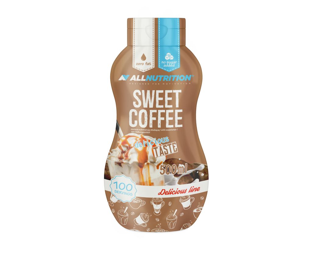 ALLNUTRITION Sweet Sauce 500ml Süsser Kaffee süße Soße ohne Zucker