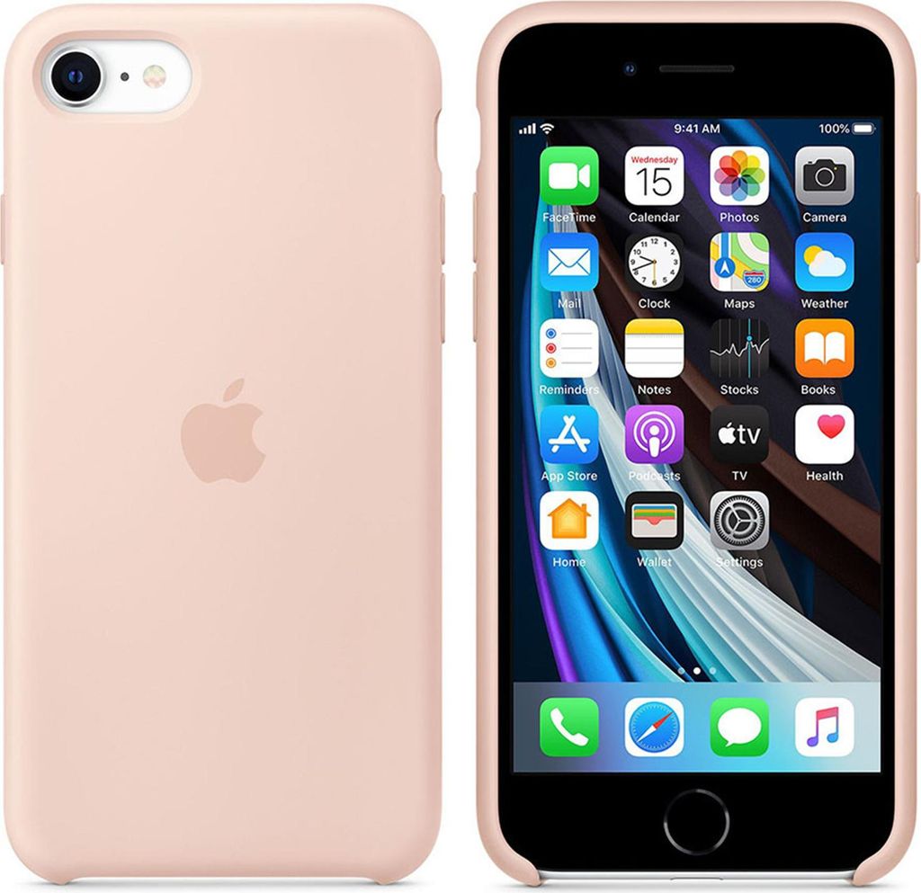 Coque arrière en silicone Apple pour l'iPhone SE (2022 / Image du produit 