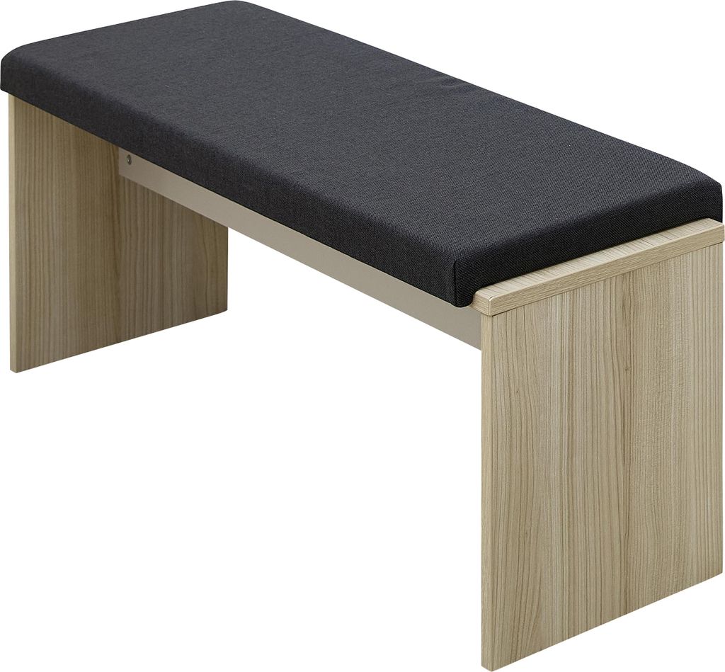 Sitzbank >Ina< in Riva Eiche Nachbildung - 126x49x40cm (BxHxT)