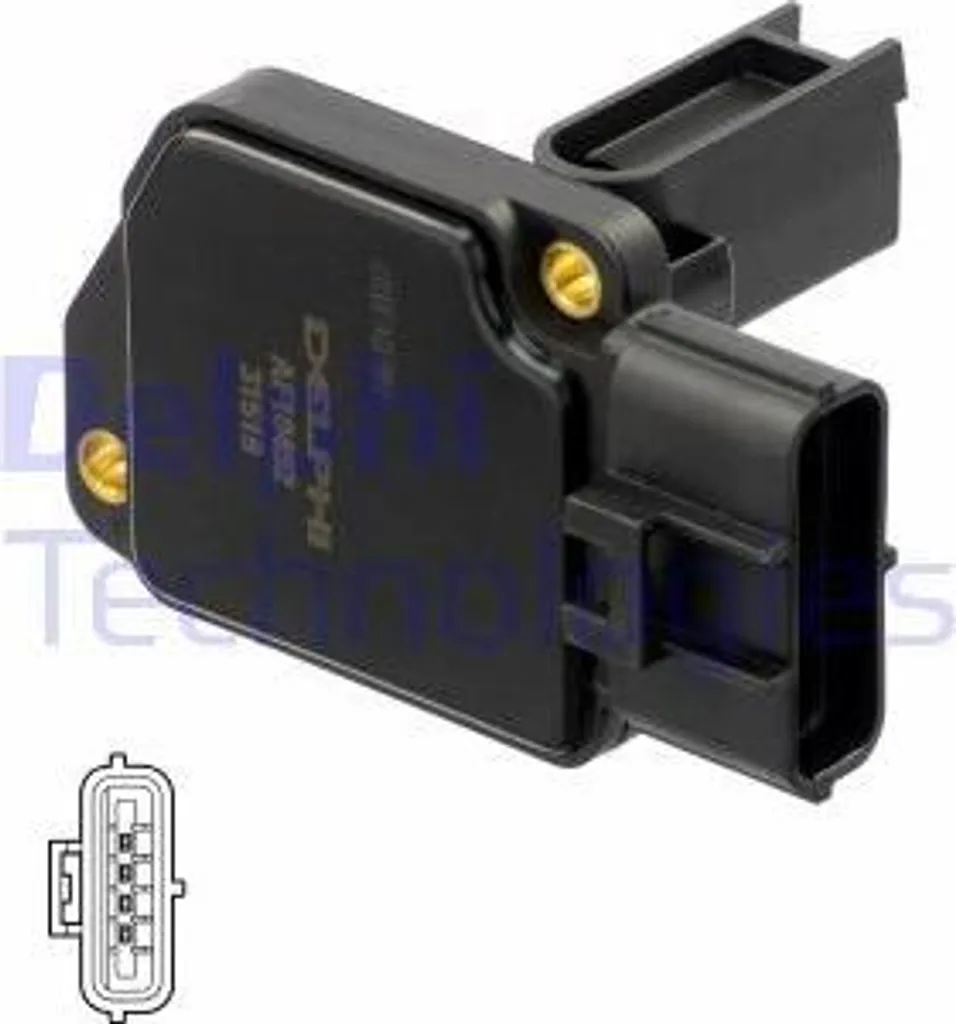 Débitmètre d'air DELPHI AF10492-12B1 pour Mondeo OE 1337337 Fiable