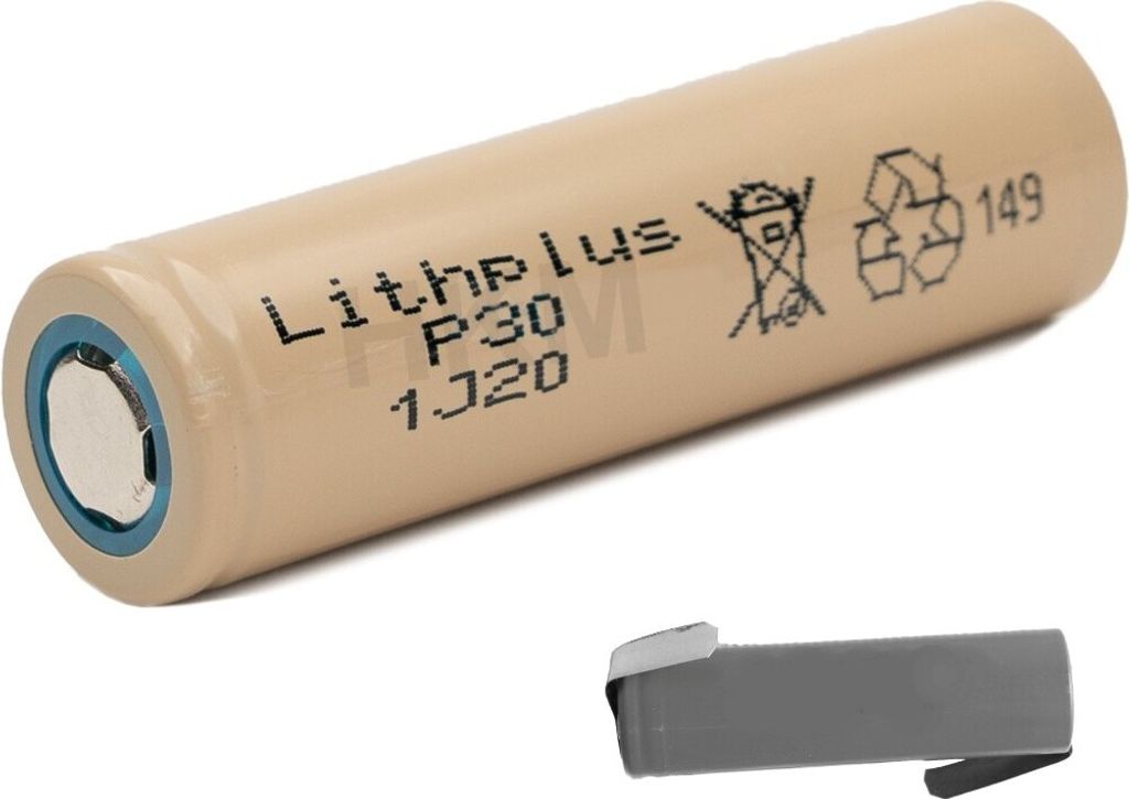 Lithplus L18650-2.0 1950mAh - 30A Ersatz Akku für Samsung 20R Lötfahne Z