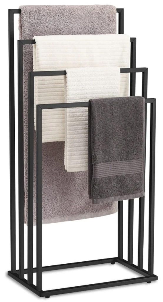 Handtuchhalter LINESTRO, metallisch mit 4 Armen, 93x45 cm, Produktbild 