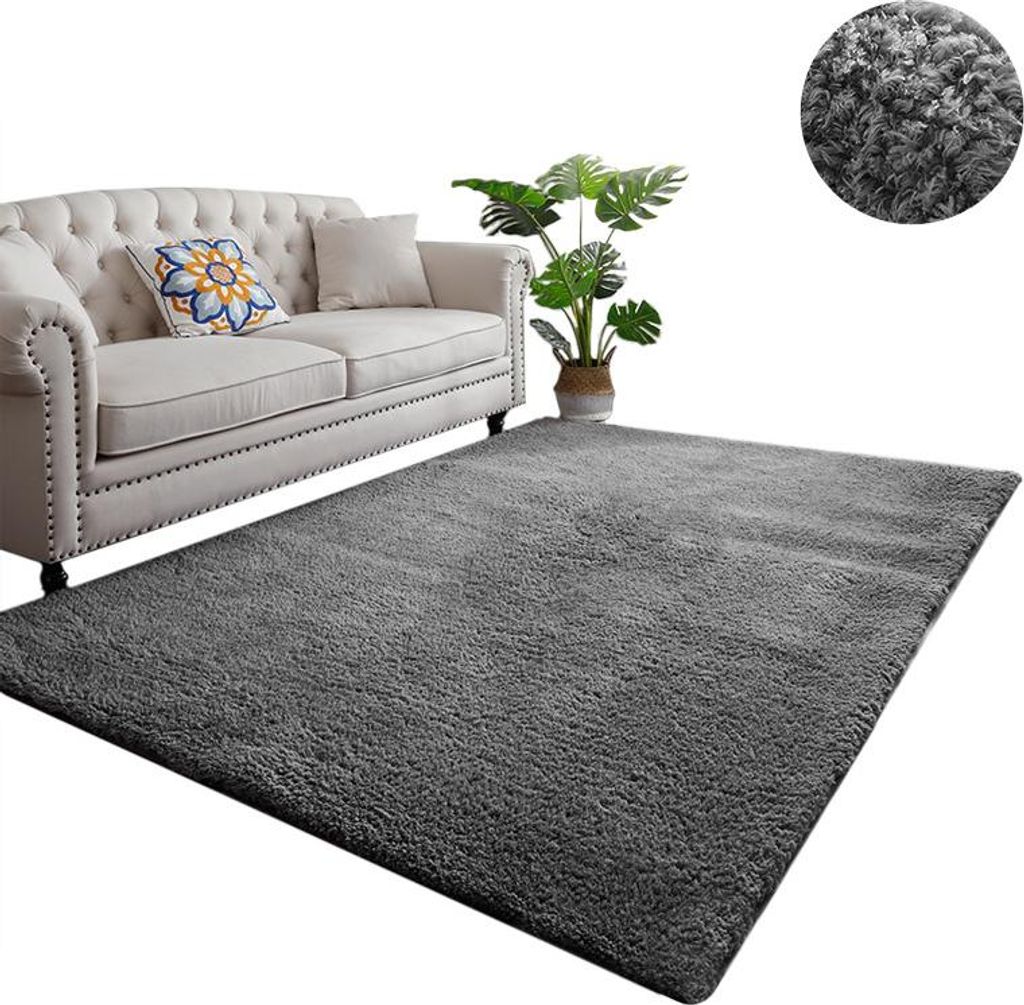 Koberec Alpaca Strado 130 x 190 – AlpaGrey (sivý) Obrázok produktu 