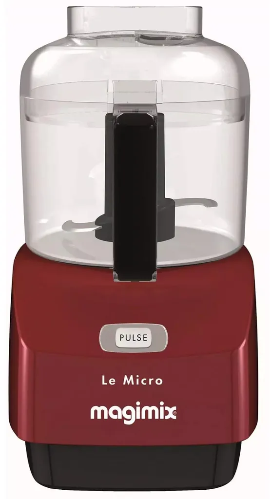 Fini les Corvées de Découpe avec le Micro Robot Magimix Rouge 0,8L 290W