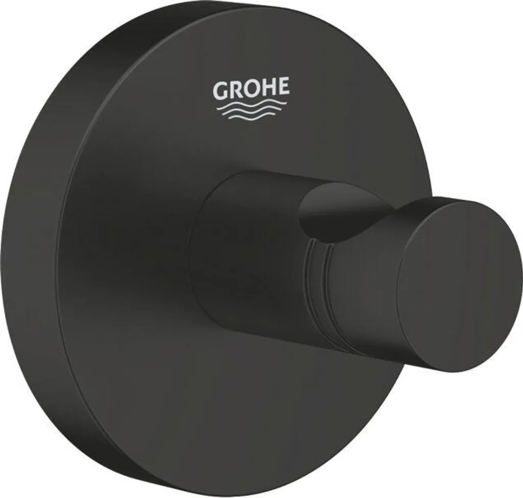 Appendino Bagno Grohe Start Nero Opaco 411732430 | Lusso Minimal