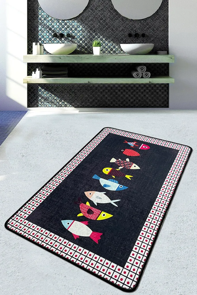 Tapis de bain Multicolore 700g/m² Mijolnir Swing CHL4911 Ultra Doux 100%