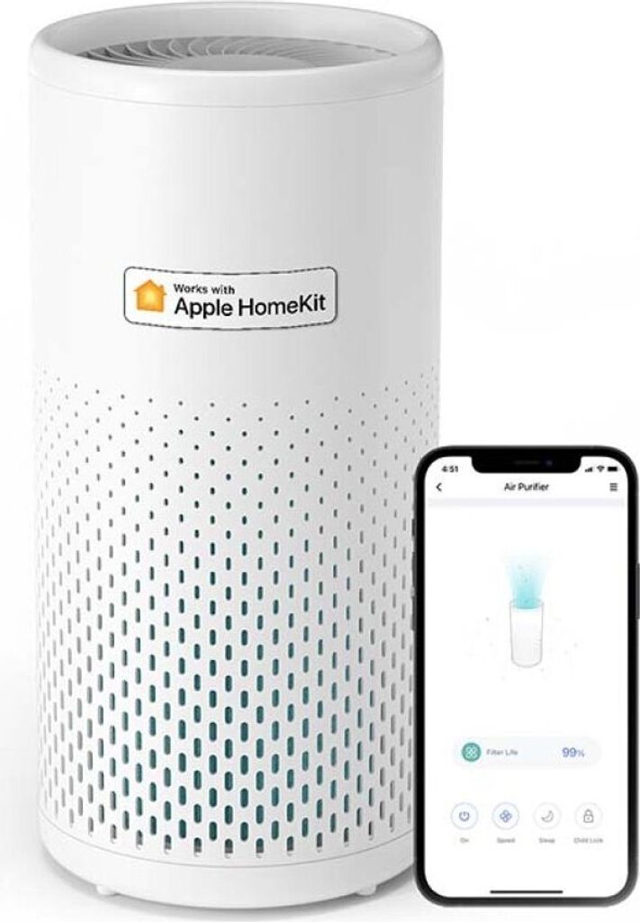 Purificatore d'aria intelligente Meross Map100 (Homekit) Immagine del prodotto 