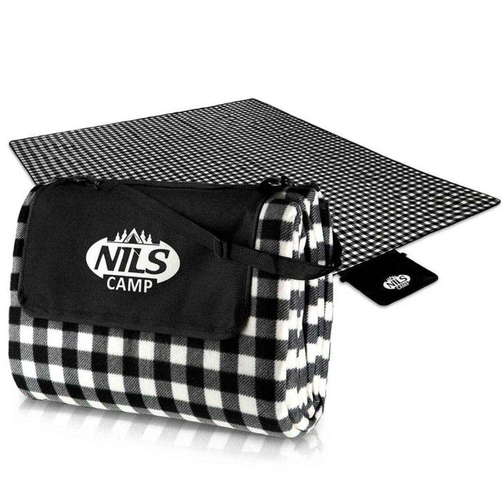 Koc piknikowy NILS CAMP NC2310 maxi, czarny Zdjęcie produktu 