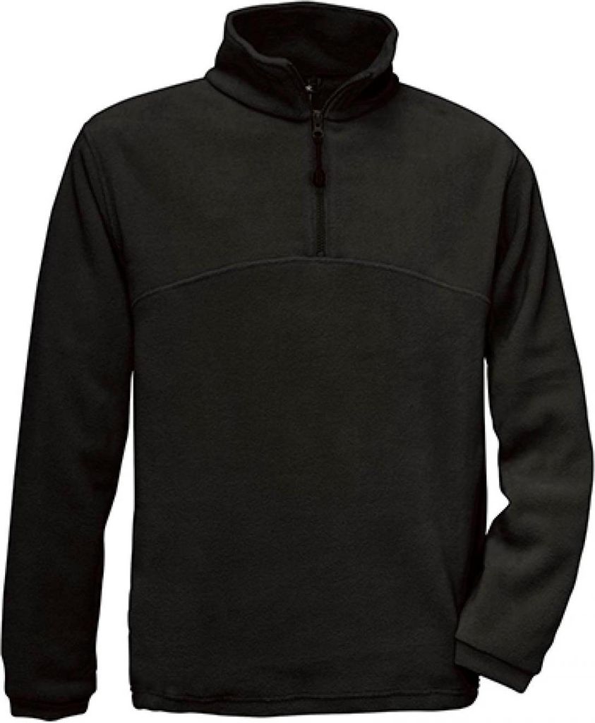 B&C FU704 | Herren Fleece Sweatshirt Highlander+ / Uni - Farbe: Black - Größe: XL