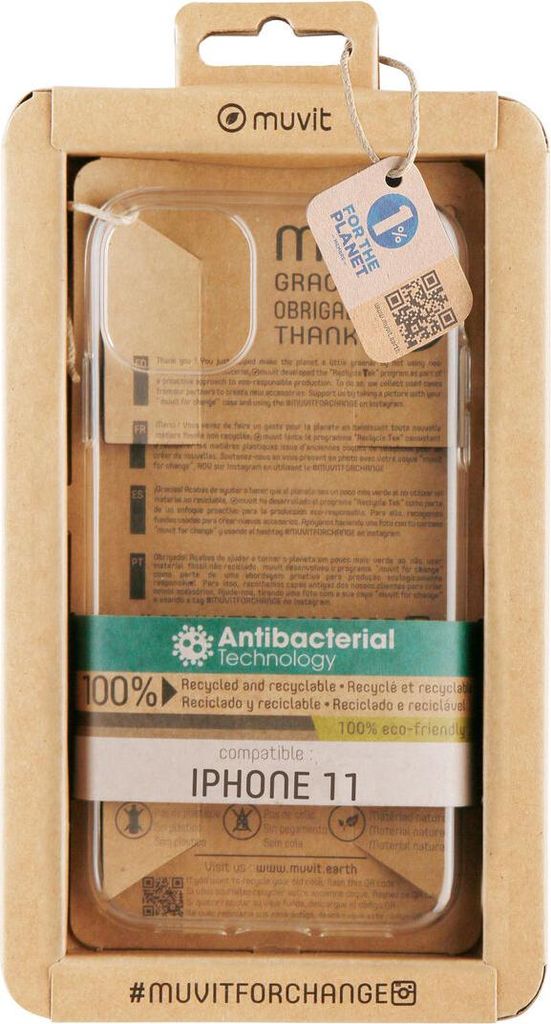 Handyhülle Muvit for Change iPhone 11 Durchsichtig iPhone 11