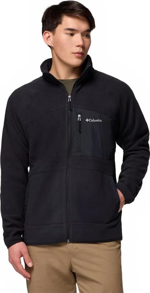 Columbia Fast Trek Overlay Fleece Mit Durchgehendem Reißverschluss Schwarz M Herren Schwarz M