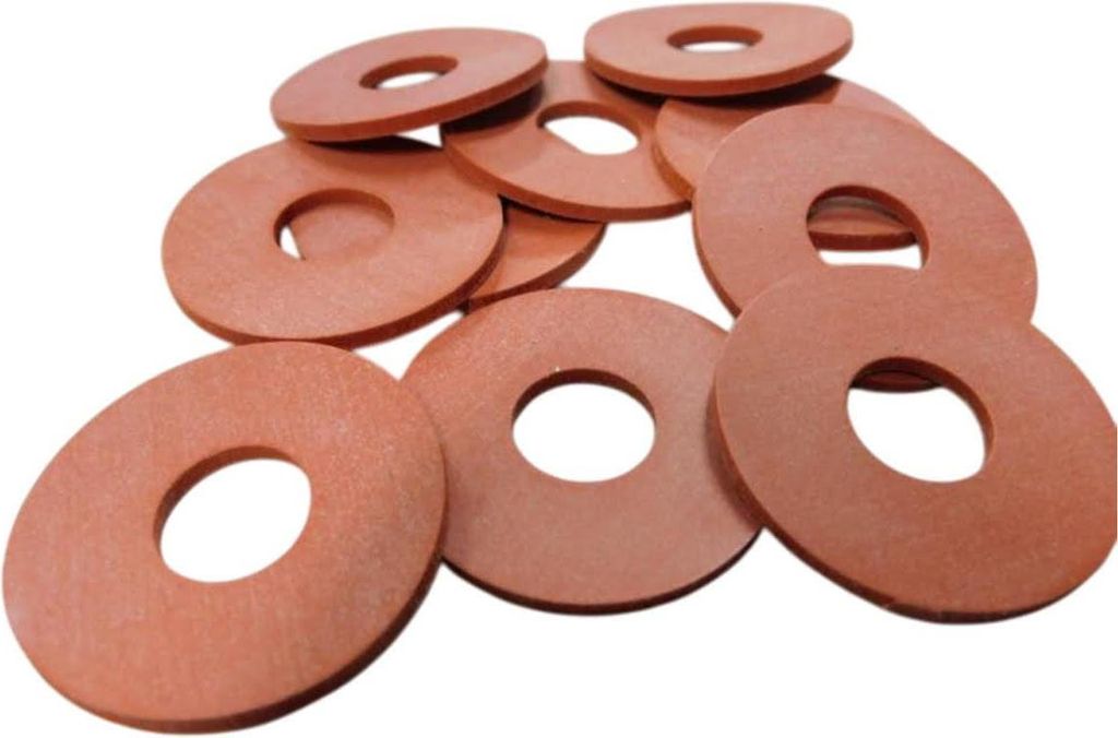 10 Stück Silikon M10 30 mm x 10 mm x 2 mm