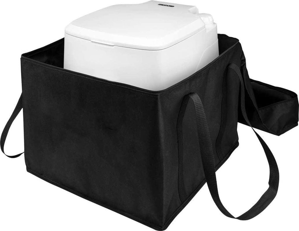 Tragbare Camping-Toilettasche Nylon Schutzabdeckung Tragetasche für Porta Potti 145 165 335 345 365 565 Universell für Camping Caravan Camper RV ...