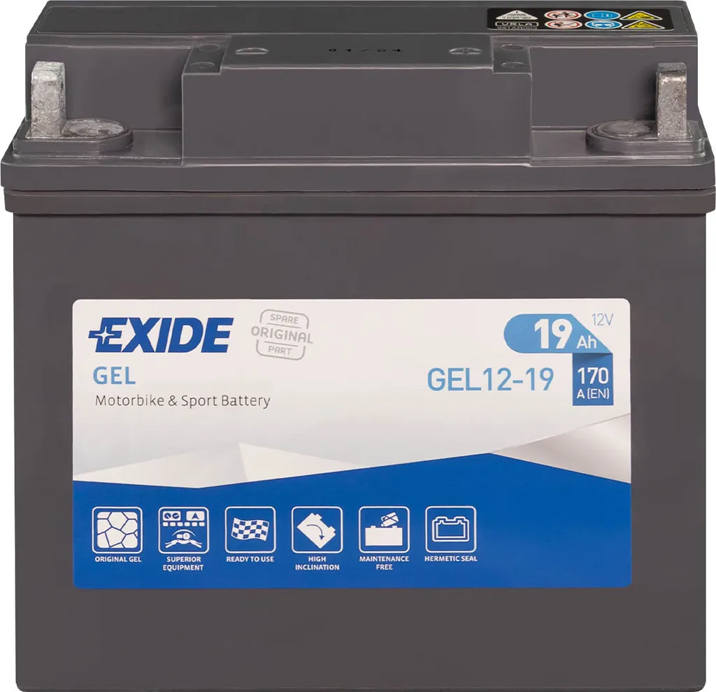 Batteria per moto Exide Gel 12V 19Ah - 7