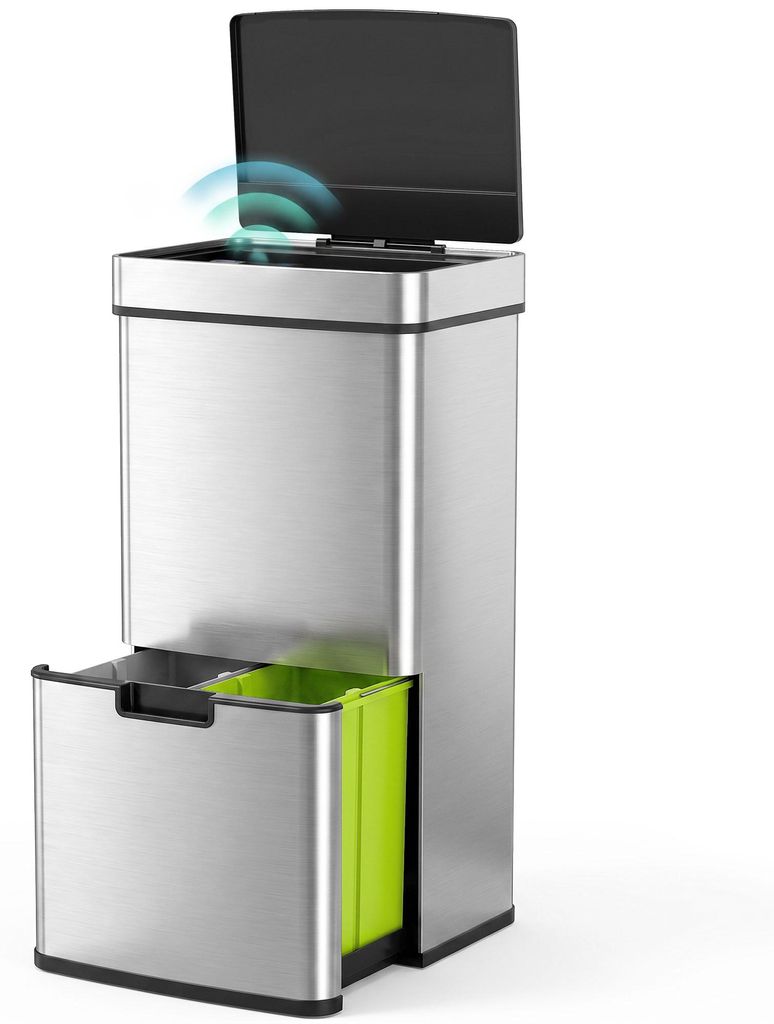 HOMCOM Mülleimer Abfalleimer mit Sensor 72 l Produktbild 