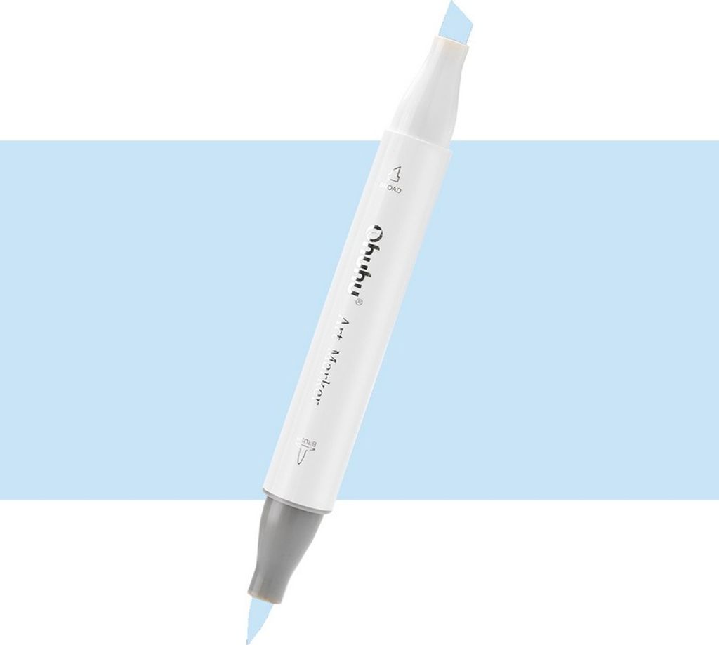 Marqueur à alcool double face OHUHU Brush & Chisel, B120 Image du produit 
