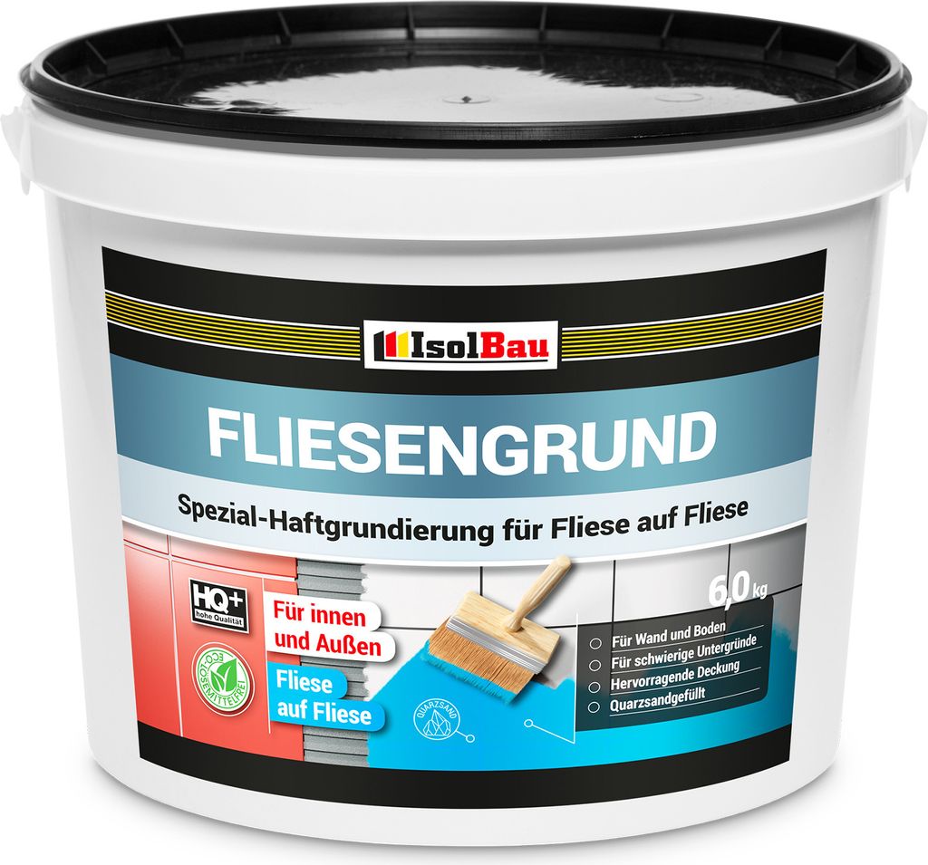 Isolbau Fliesengrund Blau 6 kg - Fliese auf Fliese Produktbild 